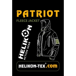 HELIKON Patriot Double Heavy  fliis-jakk, must